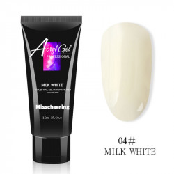 Акригель AcrylGel Milk White 04, 15 мл