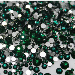 Стразы микс Emerald (изумрудные) ~1440шт