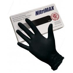 Перчатки нитриловые Archdale Nitrile, р-р XS (50 пар/уп), черные