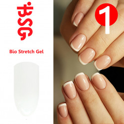 BSG White french Цветная гель-краска для прорисовки френча, белая плотная (5мл) (Артикул: A ГЦ01)