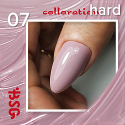 BSG Цветная жесткая база Colloration Hard №07 - Пудрово-розовый с лиловой ноткой(20 мл) (Артикул: CHard07)