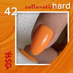 BSG Цветная жесткая база Colloration Hard №42 - Апельсиновый оттенок (20 мл) (Артикул: CHard42)