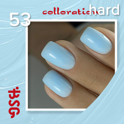 BSG Цветная жесткая база Colloration Hard №53 - Йогуртно-голубой (20 мл) (Артикул: CHard53)