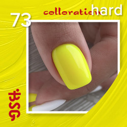 BSG Цветная жесткая база Colloration Hard №73 - Жёлтый неон (20 мл) (Артикул: Chard73)