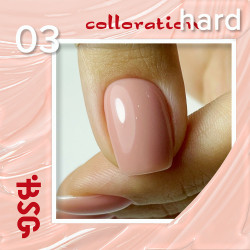 BSG Цветная жесткая база Colloration Hard №03 - Натурально-розовый камуфляж (20мл) (Артикул: CHard03)