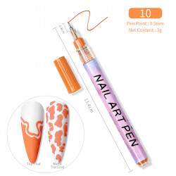Nail Art Pen 10 (оранжевый)