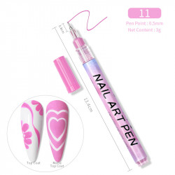 Nail Art Pen 11 (розовый)