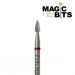 MAGIC BITS Алмазная пуля 2.4 мм (Натуральный алмаз) (Абразивность: Мягкая) (Артикул:
НаПулК24)