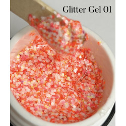 Unique  Гель-краска Glitter Gel 01 (5g)