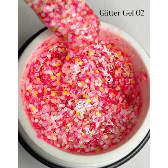 Unique  Гель-краска Glitter Gel 02 (5g)