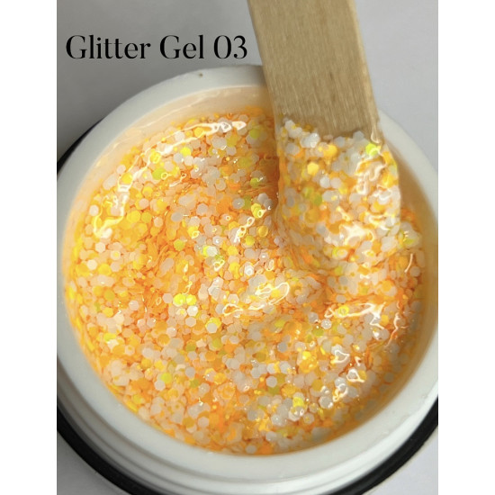 Unique  Гель-краска Glitter Gel 03 (5g)