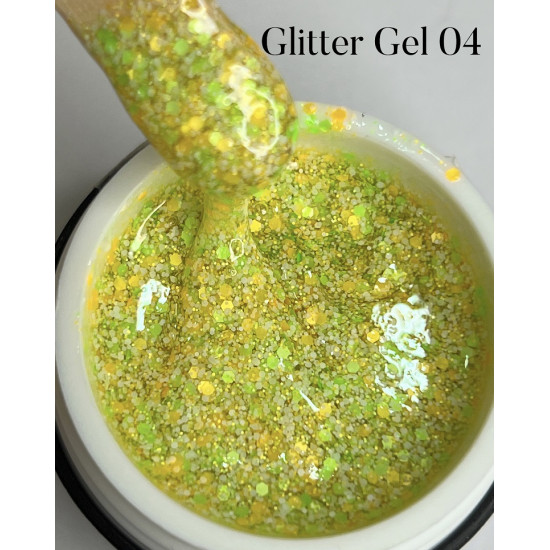 Unique  Гель-краска Glitter Gel 04 (5g)