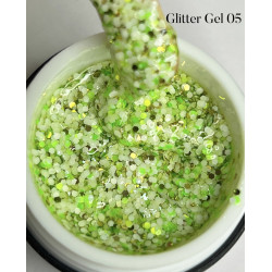 Unique  Гель-краска Glitter Gel 05 (5g)