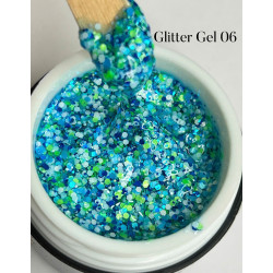 Unique  Гель-краска Glitter Gel 06 (5g)