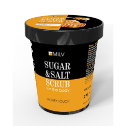 MILV Сахарно-солевой скраб для тела «Мёд». 290 г