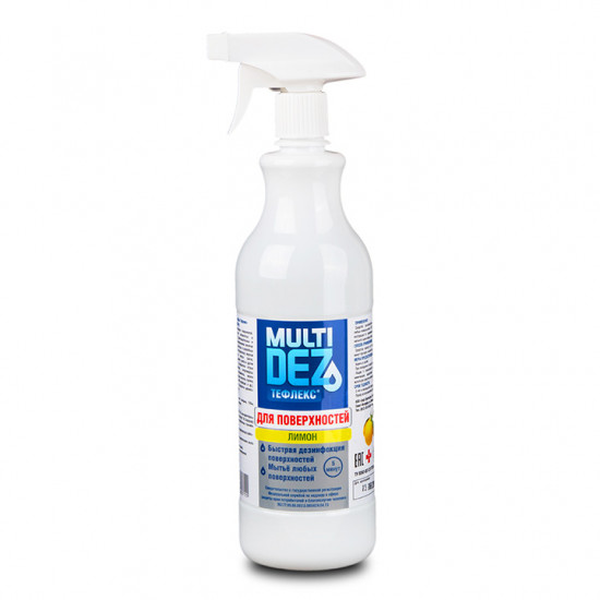 Тефлекс «МультиДез - для дезинфекции и мытья поверхностей»Лимон 1 литр