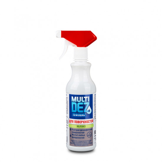 Тефлекс «МультиДез - для дезинфекции и мытья поверхностей» Яблоко 0,5 л