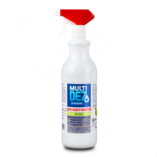Тефлекс «МультиДез - для дезинфекции и мытья поверхностей»Яблоко 1 литр