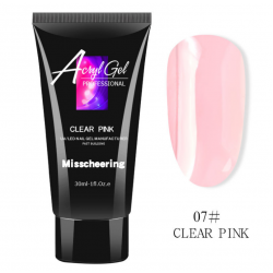 Акригель AcrylGel Clear Pink 07, 30 мл