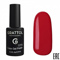 Grattol Color Gel Polish Dark Red 085