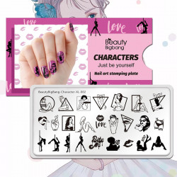 Пластина для стемпинга Beauty Bigbang Character XL-002