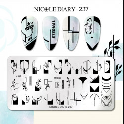 Пластина для стемпинга Nicole Diary-237