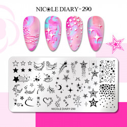 Пластина для стемпинга Nicole Diary-290