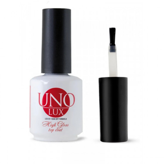 UNO LUX, Верхнее покрытие High Gloss Top Coat, 16 г