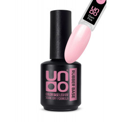 UNO, Гель-лак базовый UNO Rubber Color Base Gel, 12 г Glam Pink